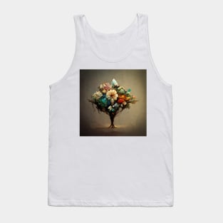 A Still Life of A Dystopian Bouquet Tank Top